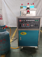 Venta caliente electricidad/gas pollo freidora profunda freidora de presión profunda filete de pollo, patatas fritas, pollo frito