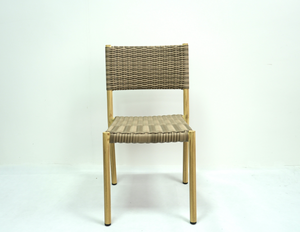 <span class=keywords><strong>Chaise</strong></span> de salle à manger en rotin d'extérieur confortable et imperméable 2025, <span class=keywords><strong>chaise</strong></span> de jardin pour ferme, pour cour, pour hôtel - Product Image 2