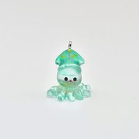 2025 nouveau dessin animé mignon océan Animal ornement pieuvre accessoires résine breloques pour bricolage artisanat faisant pince à cheveux décorations