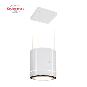 <span class=keywords><strong>Hotte</strong></span> de cuisine îlot moderne électrique en acier inoxydable avec extracteur de fumée ventilé pour hôtels, garages et usage domestique - Product Image 3