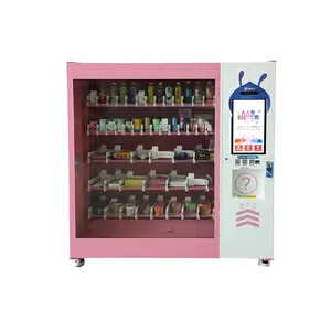 SNBC-mini máquina expendedora de colorete, BVM-RI300 inteligente personalizada automática, con 24 horas de servicio
