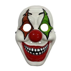 Máscara de Payaso de Plástico Móvil para Decoración de Halloween, Máscara Facial Completa Divertida para Fiestas de Halloween - Product Image 4