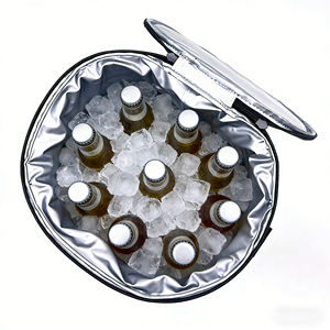 Bolsa Térmica de Alta Calidad para Almuerzo, Bolsa Refrigerante de 2 Capas, Bolsa Térmica Rígida para Entrega de Alimentos, Aislada con Revestimiento de Papel de Aluminio - Product Image 5