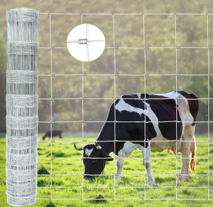 سياج منسوج بعقدة ثابتة-سياج مزرعة مجلفن عالي الشد للماشية - Product Image 1