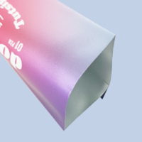 Bolsa de Papel de Aluminio con Sellado Trasero para Envasado de Frutos Secos a Prueba de Olores, Bolsa de Embalaje para Barras de Chocolate con Sellado Térmico Personalizada