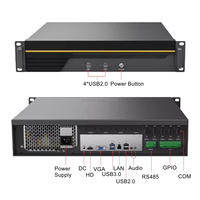 J6412 J4125 Serveur informatique industriel Quad-Core 2U Rack 2 Gigabit Lan 6COM RS485 GPIO VPN Firewall I7 1165G7 I5 10210U Stock