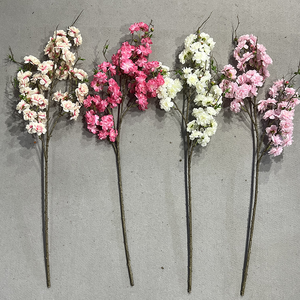 Centre de table de mariage en fleurs de cerisier, allée fleurie <span class=keywords><strong>artificielle</strong></span> pour décoration de mariage en intérieur - Product Image 1