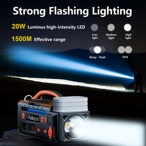 Aaoyun <span class=keywords><strong>Stazione</strong></span> di Energia Portatile Mini <span class=keywords><strong>Centrale</strong></span> Solare Caricatore Portatile Power Bank Multifunzione - Product Image 5