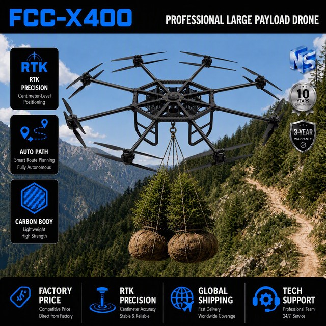 Heavy Lift Industrial Drone Custom Multi Rotor Cargo Transport UAV for Aerial Lifting