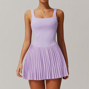 Rok Lipit Cantik dengan LOGO Custom, Terlaris, Dilengkapi Celana Pendek & Kantong, Cocok untuk Olahraga Pickleball & Tenis, Grosir - Product Image 2
