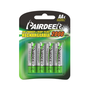 Paquete de batería PAIRDEER Aa <span class=keywords><strong>HR6</strong></span> 1,2 V Baterías recargables secas <span class=keywords><strong>Ni</strong></span>-<span class=keywords><strong>mh</strong></span> Batería - Product Image 3