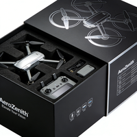 Boîte d'accessoires pour drone en carton ondulé, emballage robuste avec doublure en mousse, pour ranger le mini-drone et ses pièces, pour un stockage sécurisé