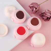 Baume à Lèvres Teinté Vegan Nourrissant Bio Rose Soin des Lèvres Soin Hydratant Beauté Logo Personnalisé de Luxe