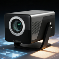 Projecteur intelligent LCD JLF X7AR 1080P Android 14 2 Go + 8 Go WiFi portable pour la maison, les entreprises et l'éducation