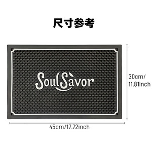 SoulSavor Coffee Tamper <b>Mat</b> <b>Silicone</b> Anti Slip Drainage Pad For Bar Counter Use - Product Image 3