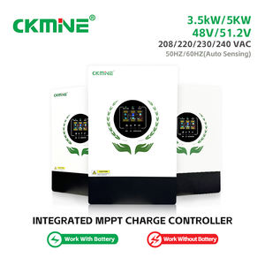 CKMINE Onduleur-chargeur solaire hybride hors réseau 3,5 kW, entrée 48V 500V CC, sortie monophasée CA 3500W, 220V <span class=keywords><strong>230V</strong></span>, pour la vente en gros - Product Image 3