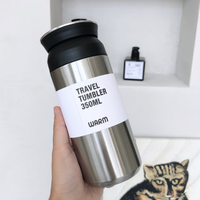 Termos Jepang botol air terisolasi vakum baja tahan karat/termos dinding ganda baja tahan karat