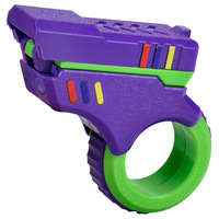 Jouets de décompression multifonctionnels EDC : Gyroscope à cliquet, Gadget anti-stress, Fidget Spinner manuel en plastique, Jouets sensoriels