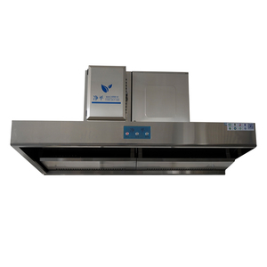<span class=keywords><strong>Hotte</strong></span> <span class=keywords><strong>aspirante</strong></span> électrique commerciale intégrée tout-en-un avec purificateur de fumée, faible niveau sonore, en acier inoxydable, pour cuisine, certifiée CE - Product Image 4