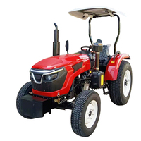 Traktor Pertanian 4WD Kompak untuk Pertanian Mini Traktor 4x4 25HP 30HP 35HP 40HP 45HP Mini Tracteur Agricole