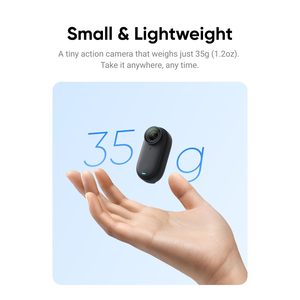 Nouveauté PULUZ, <span class=keywords><strong>film</strong></span> <span class=keywords><strong>en</strong></span> verre trempé haute <span class=keywords><strong>d</strong></span>éfinition 2 <span class=keywords><strong>en</strong></span> 1, étanche, pour écran et objectif, capteur CMOS, MicroSD, pour caméra Insta360 GO 3 - Product Image 2