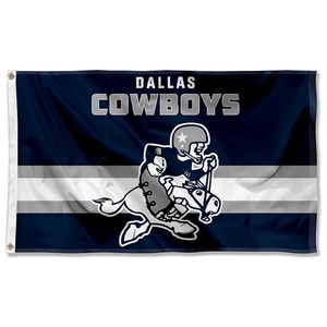 Bandera Personalizada de <span class=keywords><strong>los</strong></span> Dallas <span class=keywords><strong>Cowboys</strong></span>, Estilo Retro Vintage, 3'x5', Bandera para Interiores/Exteriores, de una Sola Cara, Resistente al Agua y a la Decoloración, Precio Bajo - Product Image 1