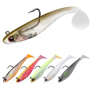 Señuelos de pesca de plástico blando artificiales 3.55ins al por mayor, cebos de pesca blandos para lubina trucha Crappie lucioperca - Product Image 2