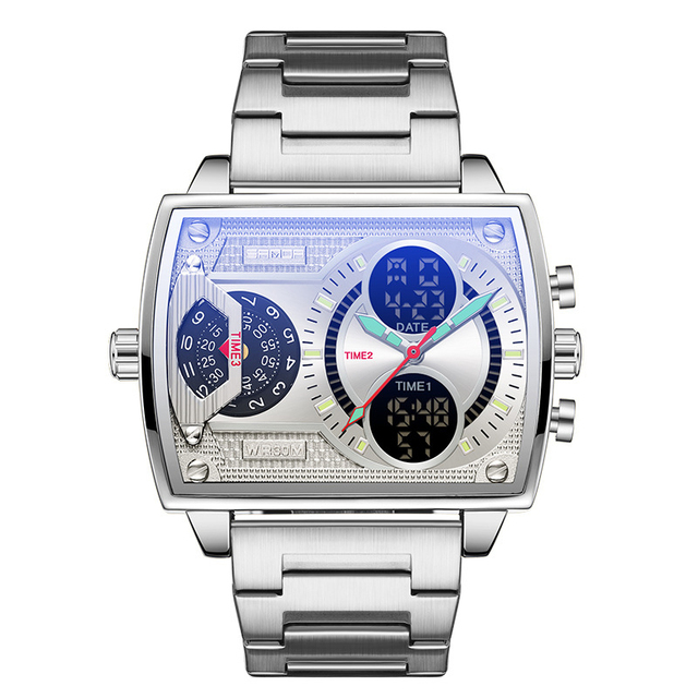 CW-473 OEM Accept Multi-function Men Quartz Waterproof Clock Electronic Watch Digital Watches