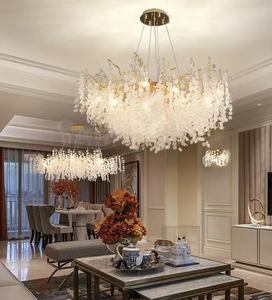 Современная медная люстра для художников, декоративная люстра высокого класса, хрустальная лампа, подвесной светильник для свадебной виллы - Product Image 5