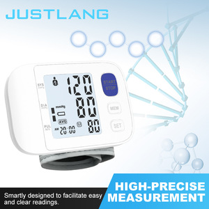 Thông Minh Kỹ Thuật Số Cổ Tay Huyết Áp Màn hình tự động thú y Máy đo huyết áp phát sóng bằng giọng nói BP thử nghiệm máy xumeng - Product Image 6