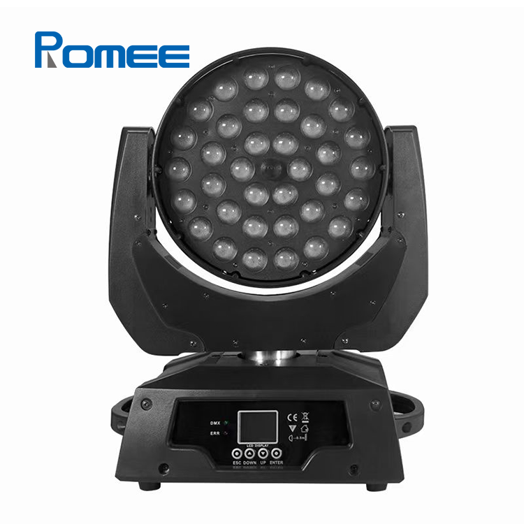 36 * 10В RGBW 4in1 зум, led перемещение головы мыть dj освещение