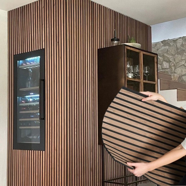 Technological Wood Acoustic Wall Panels with Soundproofing and Sound Absorption Featuresexport-grade Quiet Noise-resistant