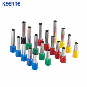 E1518 Borne à sertir isolée tubulaire Bornes d'extrémité de cordon connecteur embouts thermorétractables Connecteur de câble - Product Image 1