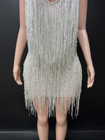 Novance Y4524 Nouvelles Idées de Produits 2026 Élégante Robe de Soirée Mini en Maille Noire à Épaules Dénudées avec Diamants Robes de Cocktail pour Fête