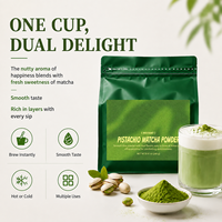 Poudre de Matcha Bio en Gros Yibenef, Saveur Noisette Pistache pour Pâtisserie et Desserts, Matcha Aromatisé aux Fruits ODM