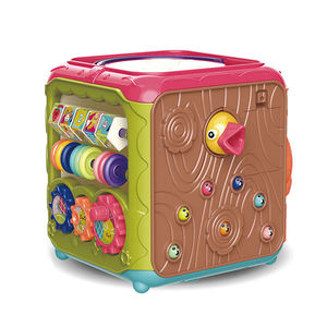 New Arrival Interesting Sound and Light 6 in 1 <b>Magic</b> <b>Box</b> Hexahedral Drum Baby Educational Learning Activity Toys for Kids - Product Image 2