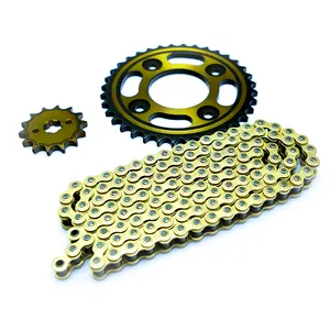 Durable 420 428 CG 125 Motorcycle Transmissions Kit High Quality Sprocket And Chain Set For Motorcycles