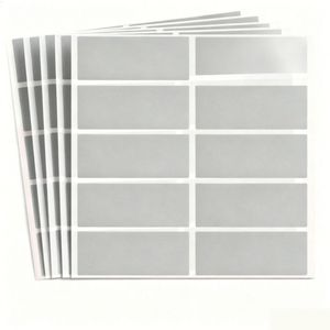 58X40 30X20 <b>White</b> Rubber Label Paper Products Customized Barcode Stickers Self-Adhesive Eco Thermal Labels For Logistic Shipping - Product Image 4