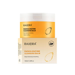 Baume nettoyant <span class=keywords><strong>démaquillant</strong></span> hydratant à l'enzyme de papaye pour le visage, soin naturel de la peau, marque privée, 100 ml - Product Image 1