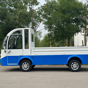 รถบรรทุกไฟฟ้าขนาดเล็กสำหรับขนถ่ายขยะ พร้อมแผ่นปิดท้าย ใช้เป็นรถเข็นทำความสะอาด - Product Image 3