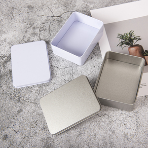 Joyero o caja de regalo multiusos multifuncional <span class=keywords><strong>rectangular</strong></span> de estaño de alta calidad personalizable - Product Image 5