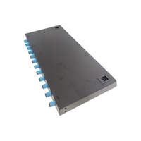 Kotak Terminal Serat Optik Rak 1U 19 Inci SC LC ODF Patch Panel 12 24 Port SC UPC Rak Mount ODF Distribution Frame