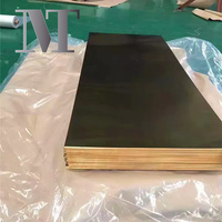 Feuille de cuivre en laiton plaqué or 3mm C22000 Plaques de cuivre sur mesure en laiton