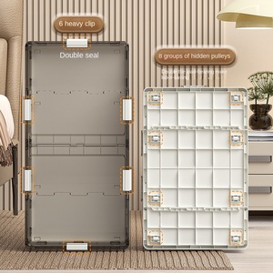 صندوق حقن بلاستيكي قابل للطي تحت السرير منظم مستطيلي PP منتج جديد للملابس - Product Image 5