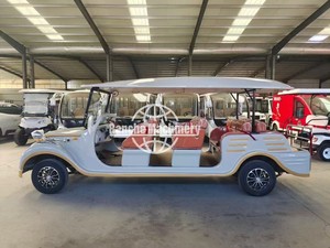 Elegante Auto Eléctrico Vintage de Alta Gama, 48V 5KW, Vehículo Turístico de 7-8 Asientos para Resorts y Áreas Comerciales - Product Image 5