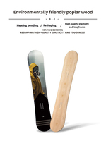 Nouvelle planche de ski polyvalente post-apocalyptique pour adultes, professionnelle, écologique, surdimensionnée, en fibre de carbone, pour toutes les montagnes