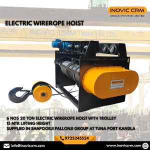 Polipasto eléctrico de cable de 1 a 25 toneladas con carro de grúa |   Equipo de elevación suave y seguro para usos industriales - Product Image 6