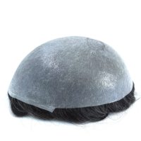 Prix de Gros, Produits Prêts à Expédier, Toupet Homme Ultra Fin 0.02-0.04mm, Perruque de Remplacement Capillaire Humain pour Homme Chauve