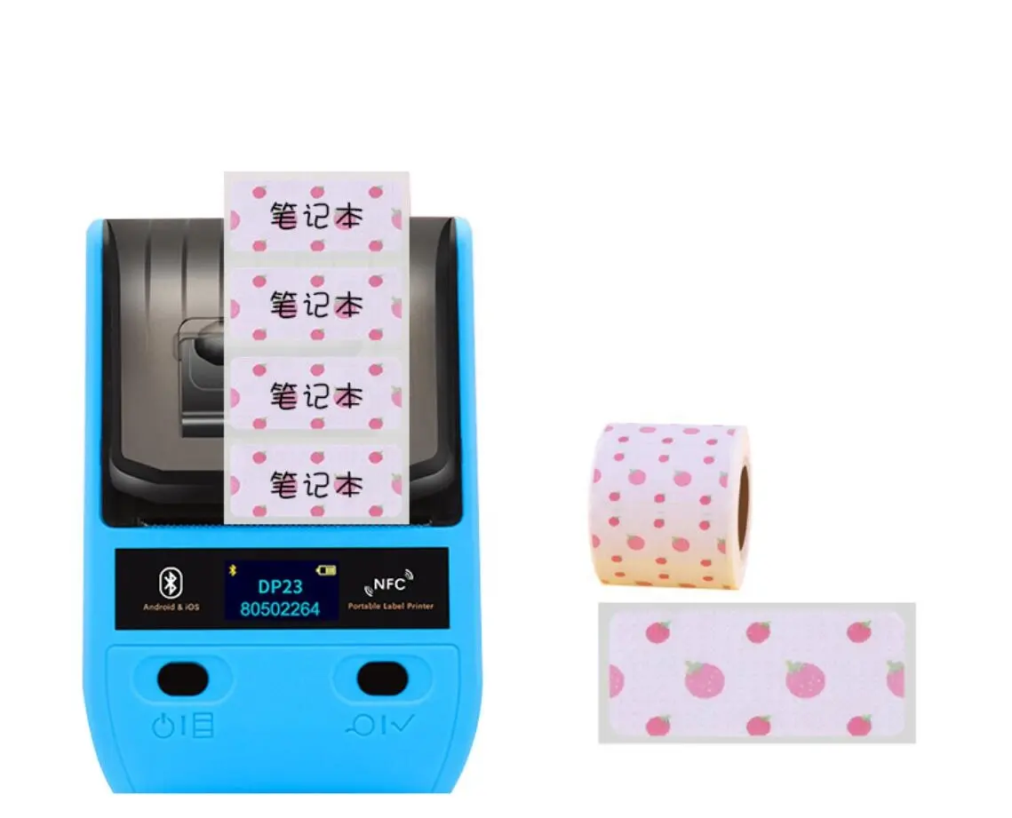 DeTong-DP23 2 Inch Barcode Handige Printer 58 Mm Kleur Label Sticker Printer Machine