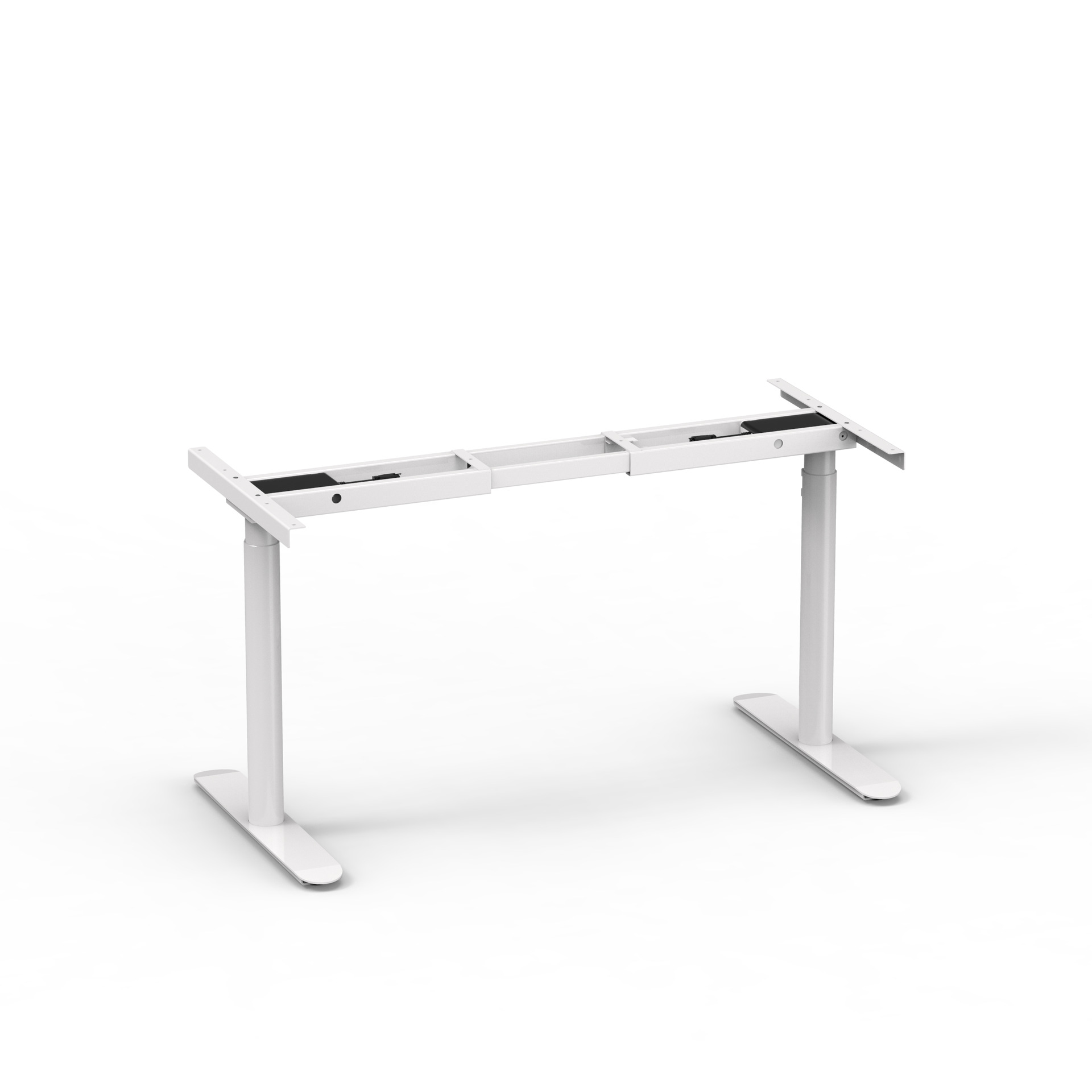 White table frame (excluding tabletop)